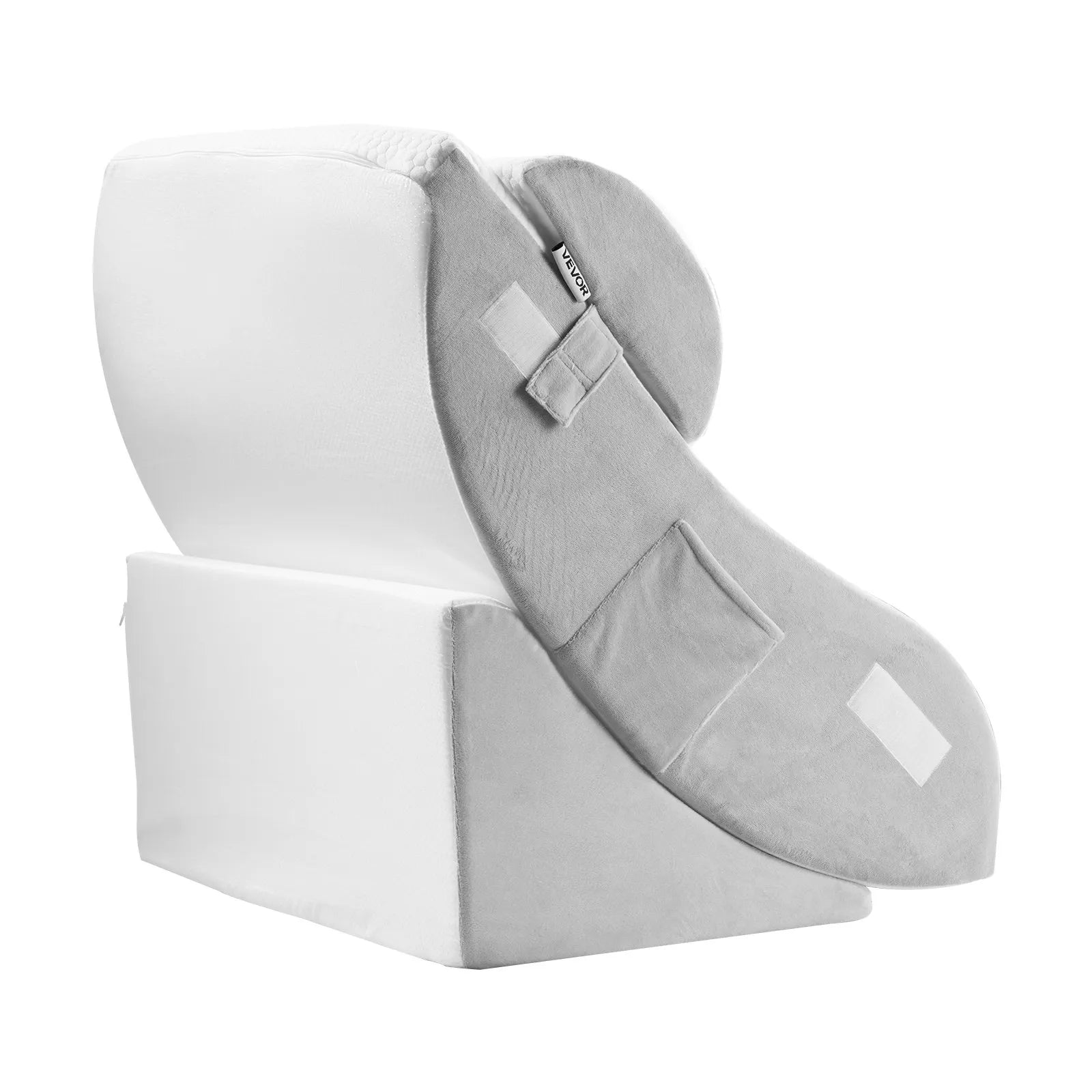 VEVOR Orthopedic Bed Wedge Pillow 4 Pcs Adjustable for Back Leg Neck GERD Sleep