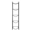 VEVOR 5 Tiers Water Jug Holder Single Row Water Bottle Rack for 5 Bottles Black