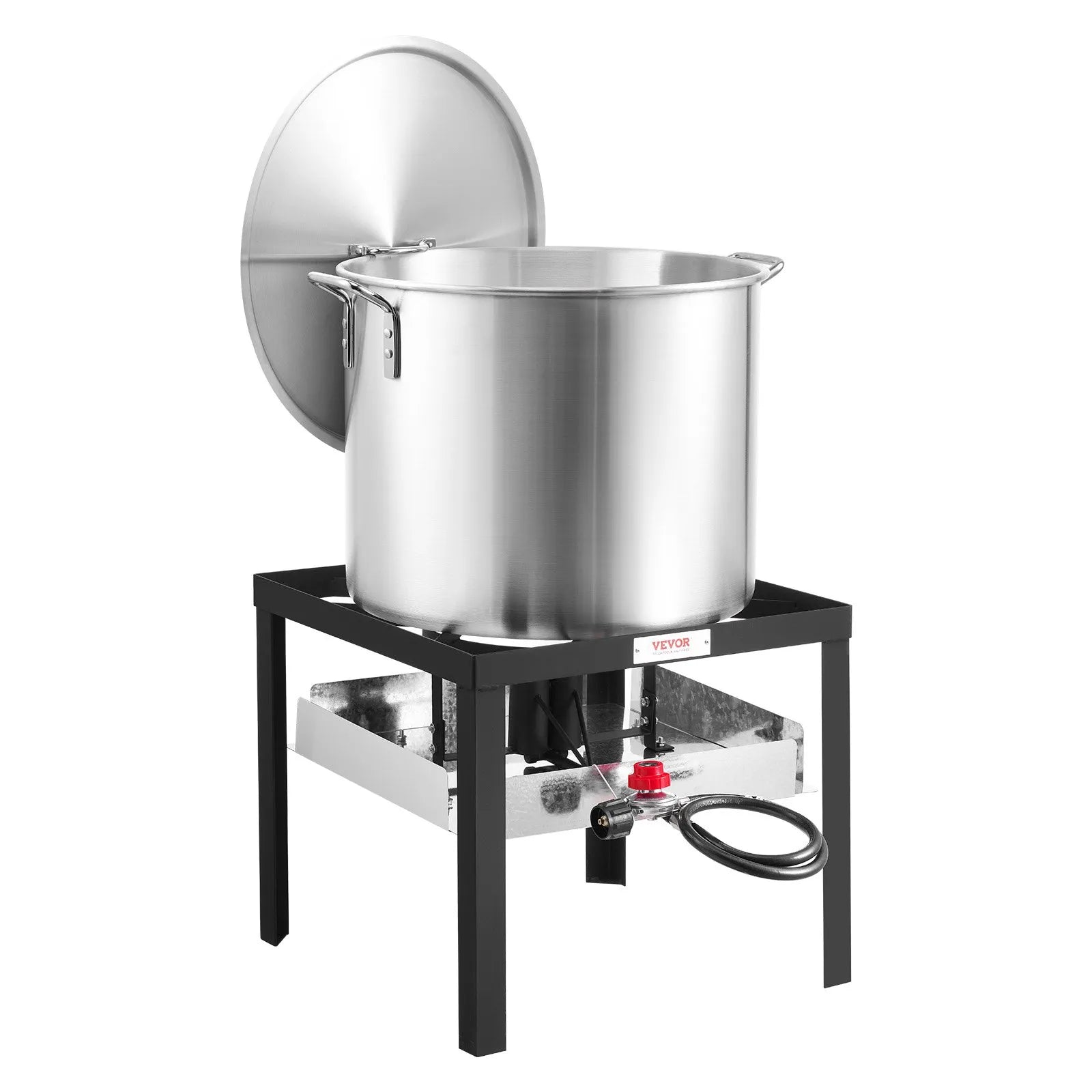 VEVOR 80 Qt Seafood Boiling Kit with Strainer Outdoor Crab Crawfish Cooking Pot