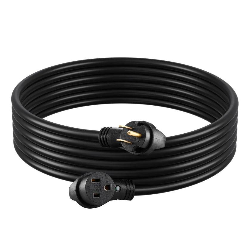 VEVOR 30A Generator Extension Cord 50 ft 250V NEMA 6-50P to 6-50R Power Cable