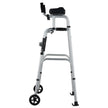 VEVOR 2 in 1 Folding Walker with Armrest Pads & 5