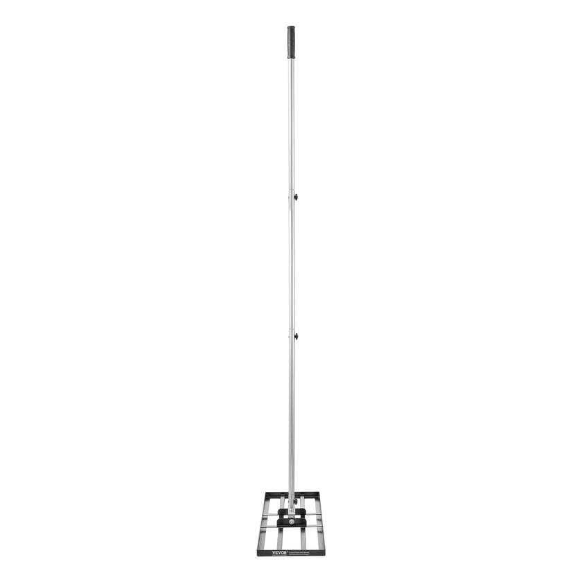 VEVOR 10x30in Lawn Leveling Rake 83.9 in Adjustable Handle for Yard Golf Court