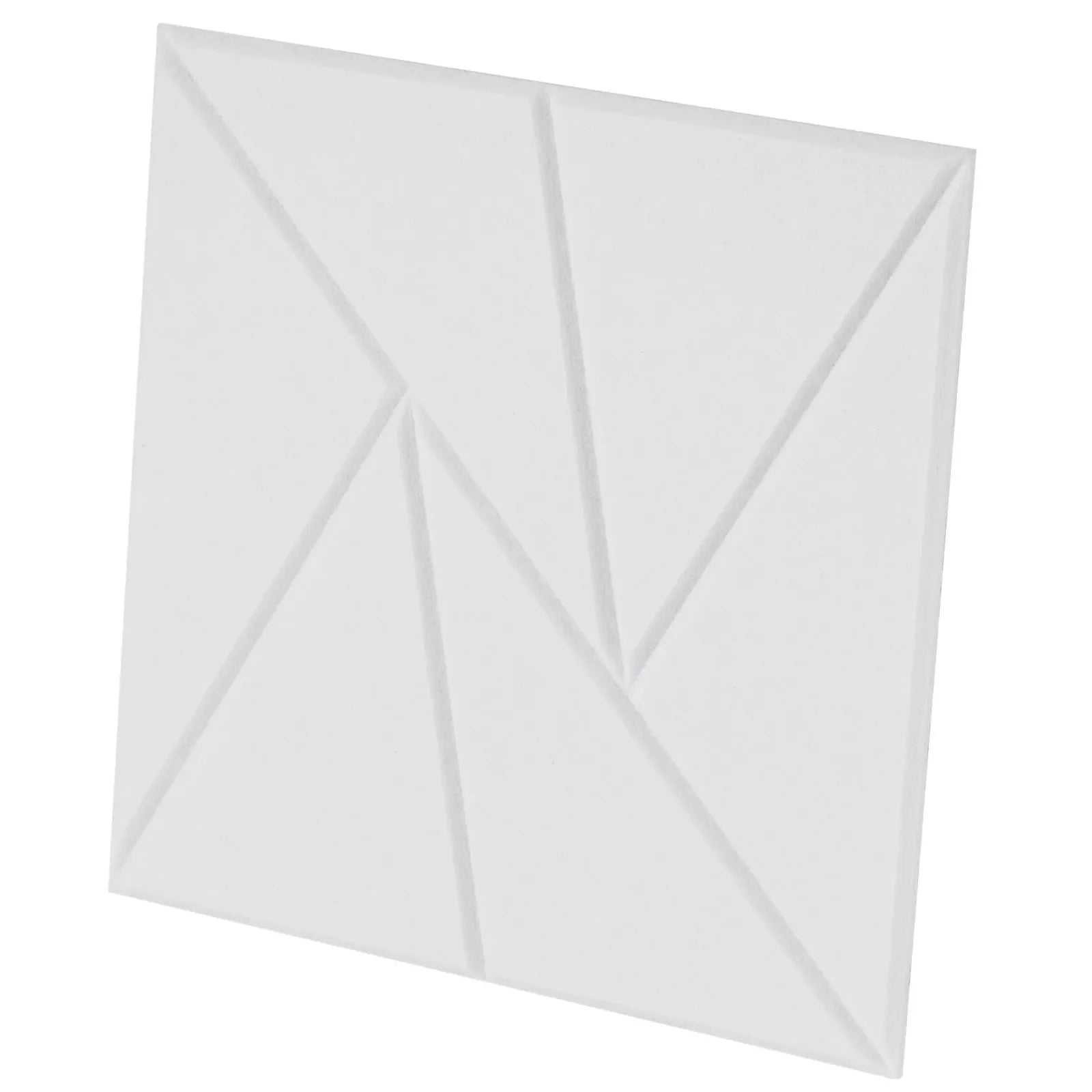 VEVOR 18 Pack Acoustic Wall Panels 11.8 x 11.8 x 0.4 inch Self-Adhesive White