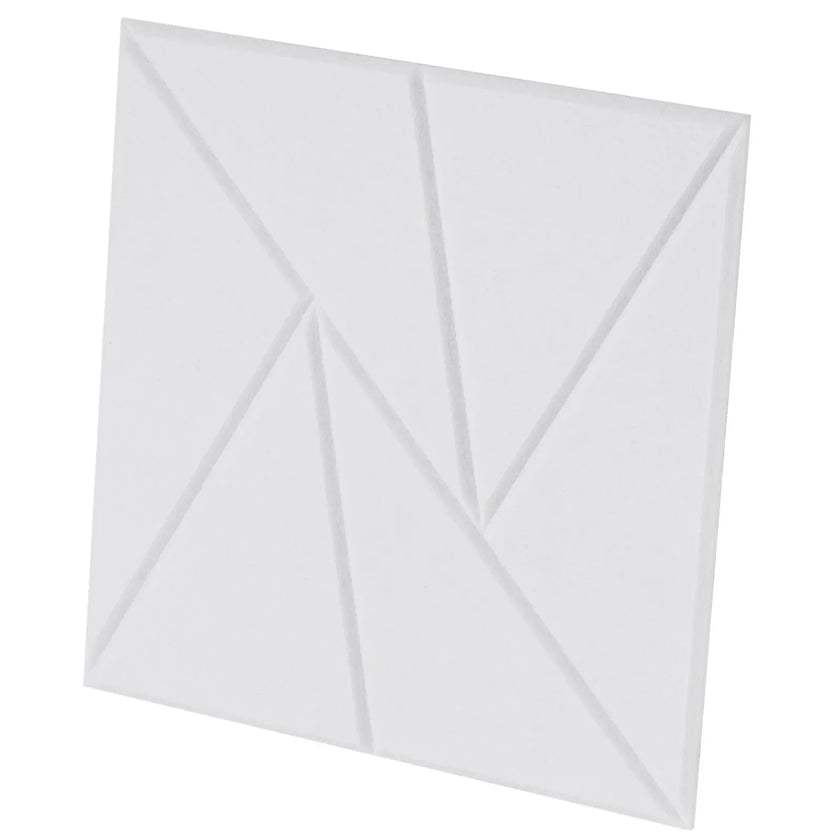 VEVOR 18 Pack Acoustic Wall Panels 11.8 x 11.8 x 0.4 inch Self-Adhesive White