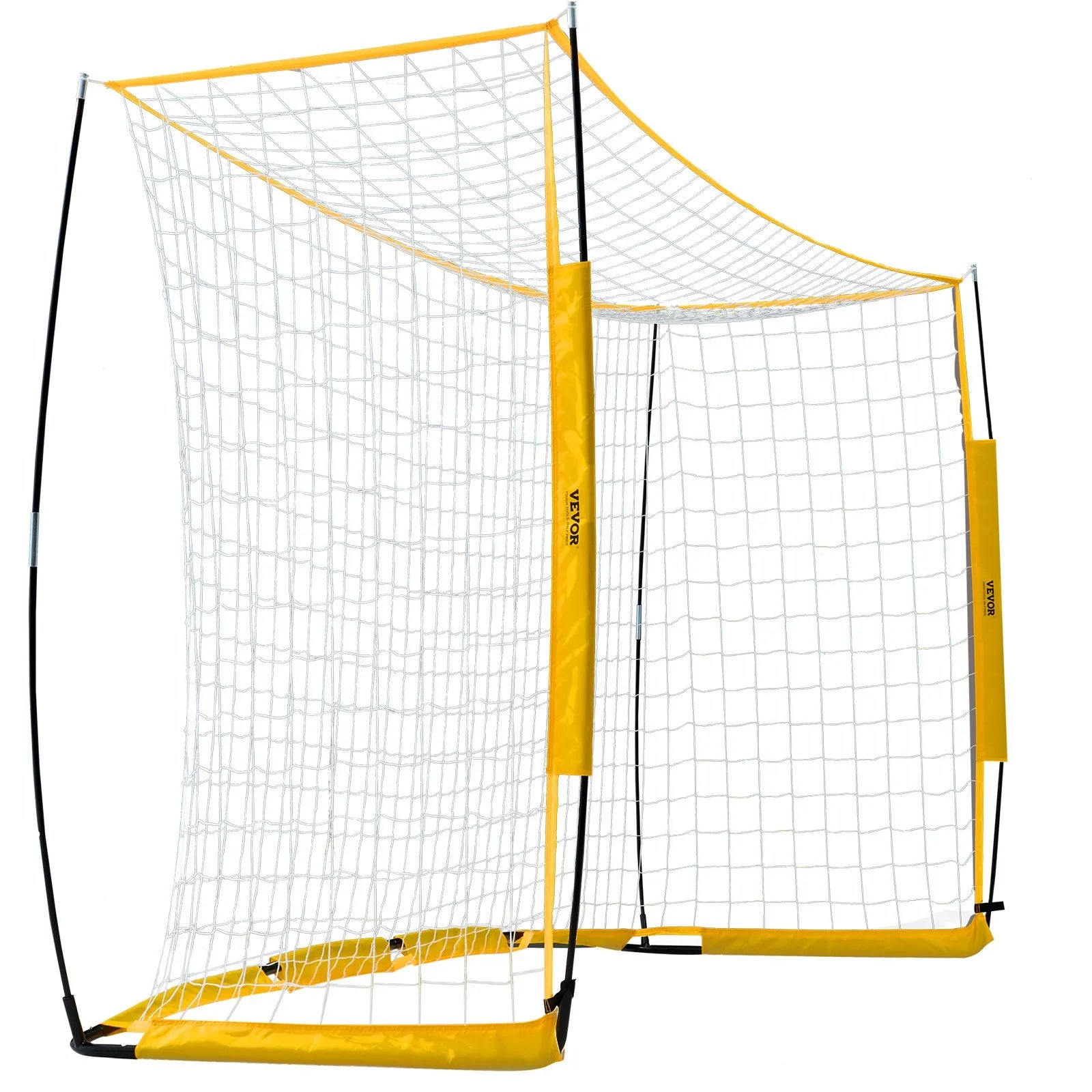 VEVOR 12x6 ft Portable Soccer Goal Kids Soccer Net Carry Bag Backyard Training