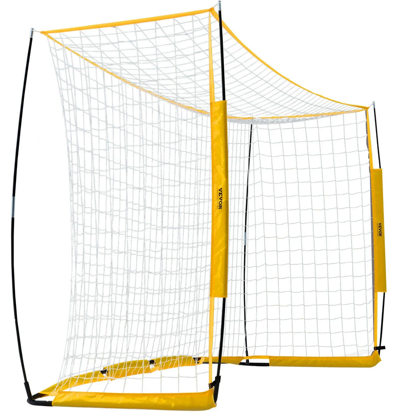 VEVOR 12x6 ft Portable Soccer Goal Kids Soccer Net Carry Bag Backyard Training