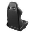 VEVOR 1 Set Racing Seat Adjustable Racing Chair with PVC Leather & Q235B Slider
