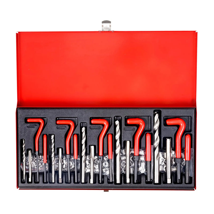 VEVOR 166 PCS Helicoil Thread Repair Kit Metric Rethread Tool M5 M6 M8 M10 M12