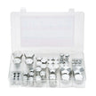 VEVOR 72 PCS Hydraulic Fittings 37° JIC Hydraulic Hose Cap and Plug Kit