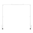 VEVOR Over The Table Rod Stand with Clamps 28-98 in Length Adjustable for Party
