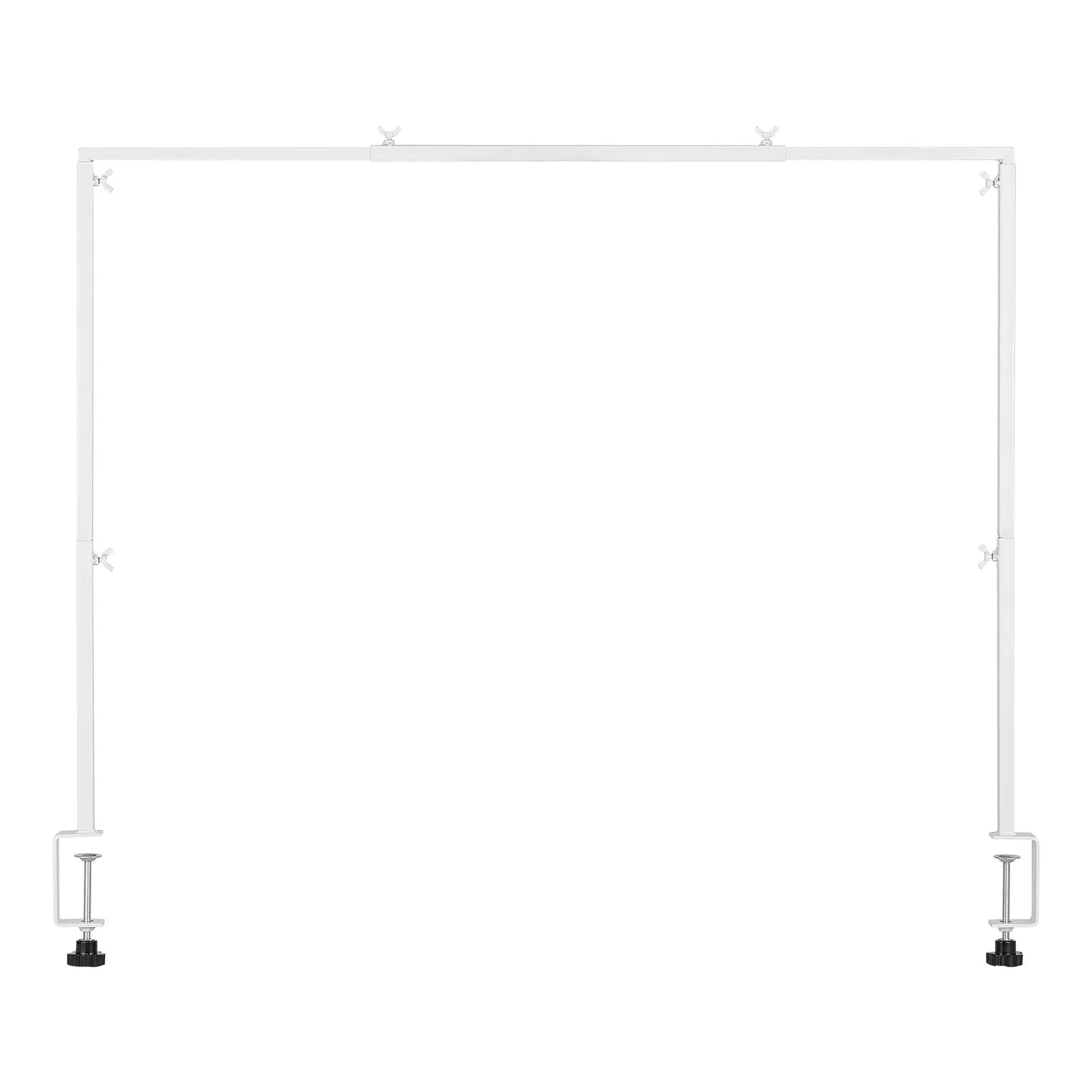VEVOR Over The Table Rod Stand with Clamps 28-98 in Length Adjustable for Party