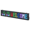 VEVOR 40x8in Programmable LED Sign Digital Scrolling Display Board P10 Fullcolor