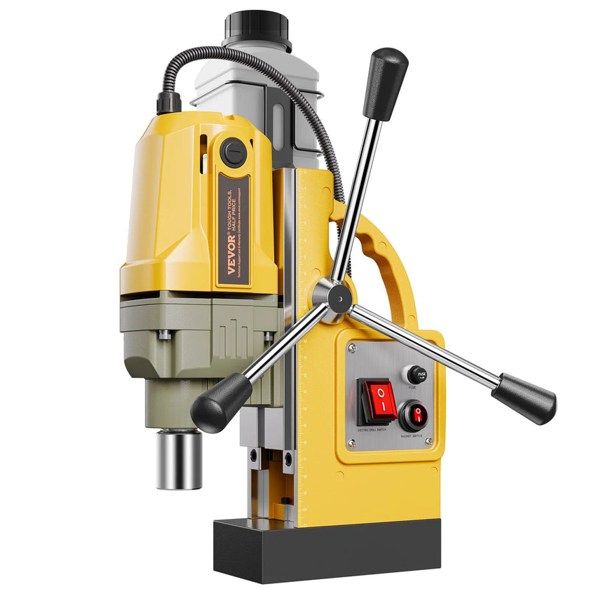 Magnetic Drill 1400W 2810 lbf Mag Drill Press 1.6 in Boring Diameter 11 Bits