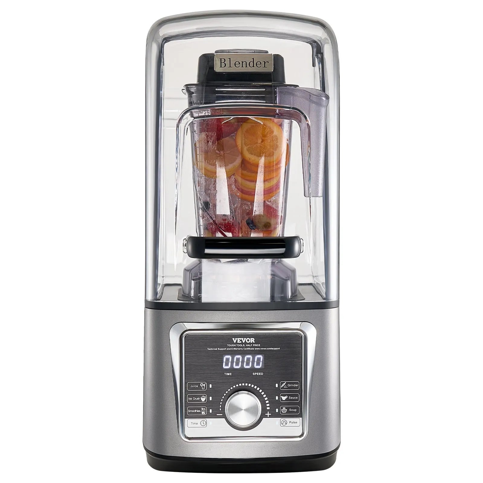 VEVOR 85 oz 1400W Blender for Smoothies Food Processing Blender for Kitchen