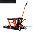 VEVOR 1500lbs Hydraulic & Pneumatic Motorcycle Jack Lift Hoist Stand 2 Casters