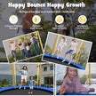 10 Feet Unique Flower Shape Trampoline with Galvanized Steel Frame-Yellow