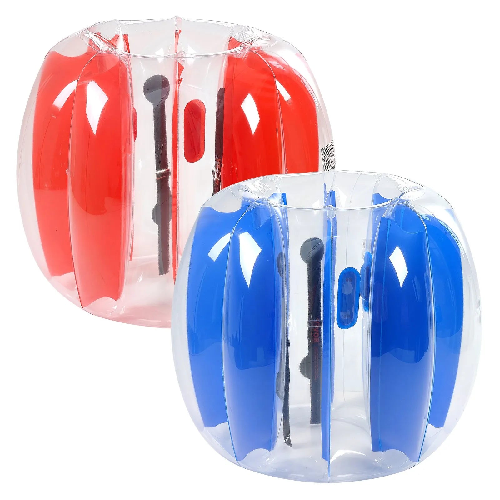 VEVOR 2-Pack 4FT/1.2M Inflatable Bumper Balls PVC Body Sumo Zorb Ball Outdoor