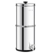 VEVOR 1.5G Gravity-fed Water Filter Countertop System Stainless Steel 2 Filters