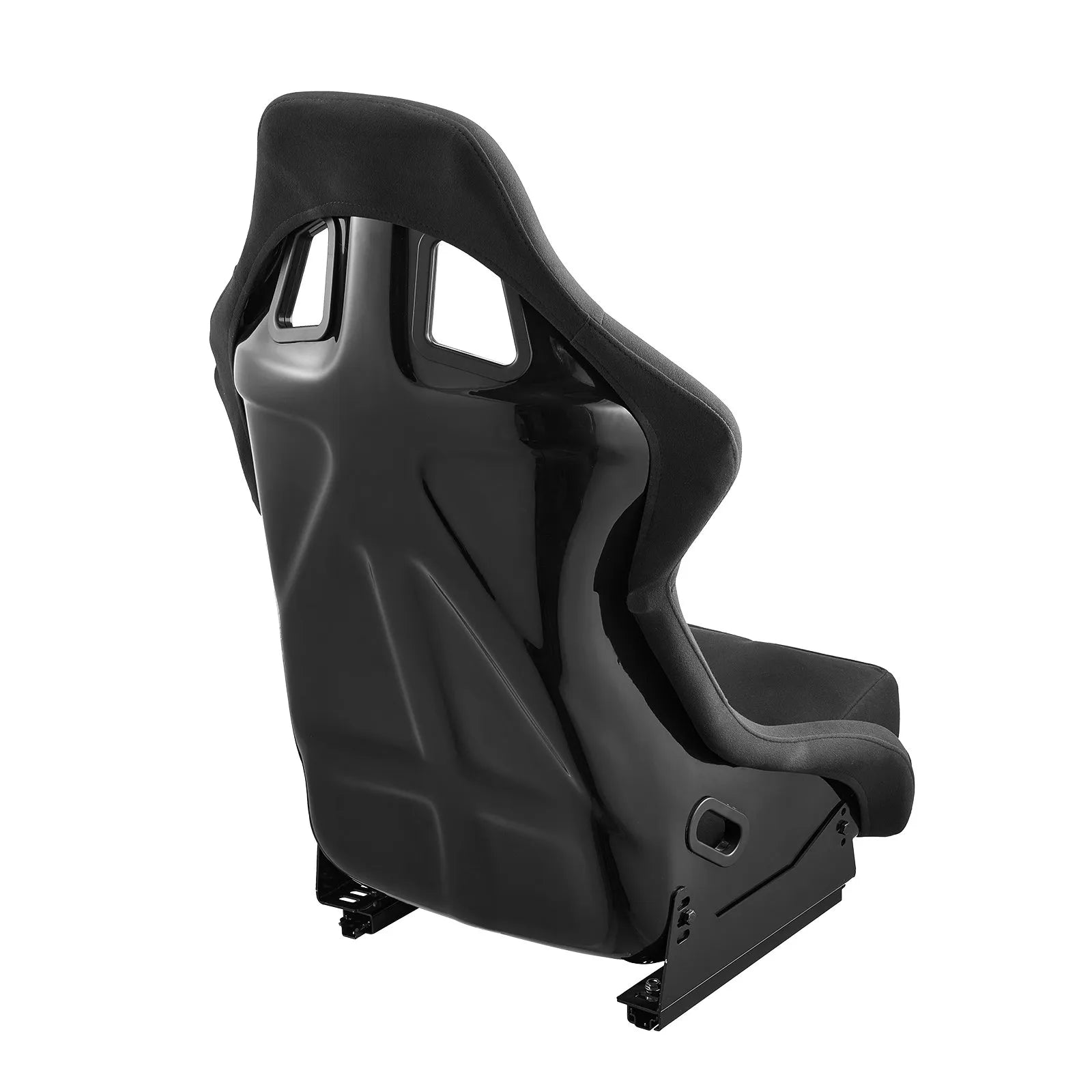 VEVOR 1 Set Racing Seat Integrated Racing Chair with Velour Fabric & Slider
