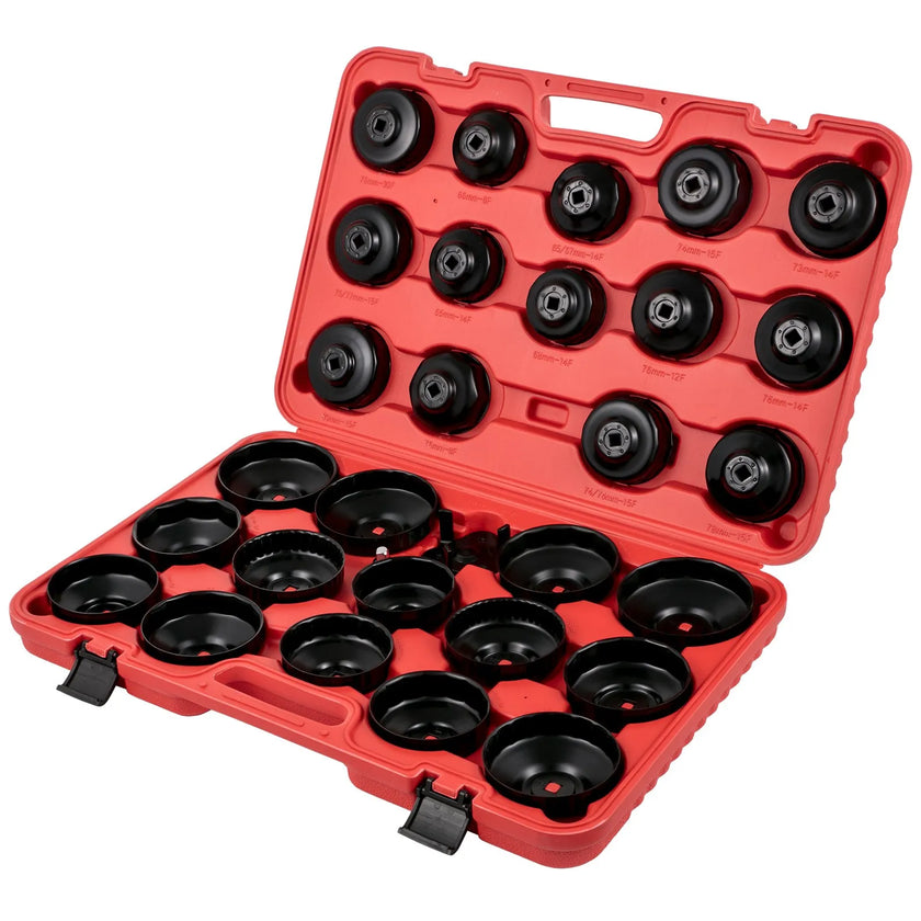 VEVOR Oil Filter Socket Set Cup Socket Tool Set 7 PCS Oil Filter Cap Wrench