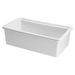 VEVOR 33in Farmhouse Sink Topmount Undermount Kitchen Single Bowl Basin Fireclay