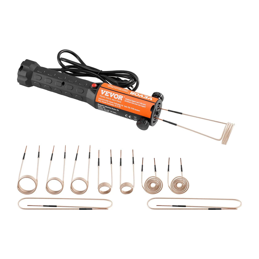 VEVOR 1KW Magnetic Induction Heater Hand-held Induction Heater for Bolts Removal