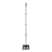 VEVOR 17x10in Lawn Leveling Rake with 63.4 in Adjustable Handle for Yard Garden