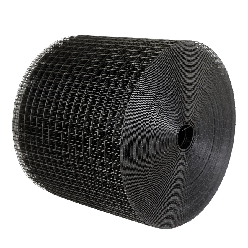VEVOR 6 inch x 100ft Solar Panel Bird Guard, Critter Guard Roll Kit with 60pcs Stainless Steel Fasteners, Solar Panel Guard with Rust-proof PVC Coating, 1/2 inch Wire Roll Mesh