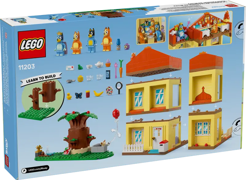 LEGO - 11203 - BLUEY - La maison de Bluey - 382 pièces