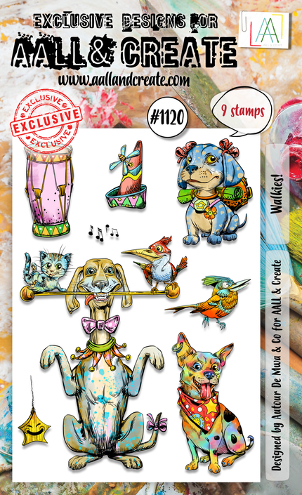 AALL and Create - A6 Stamp Set - Walkies!