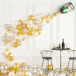 Birthday Party Balloon Decoration Kit – Gold Foil & Glitter Balloons Set