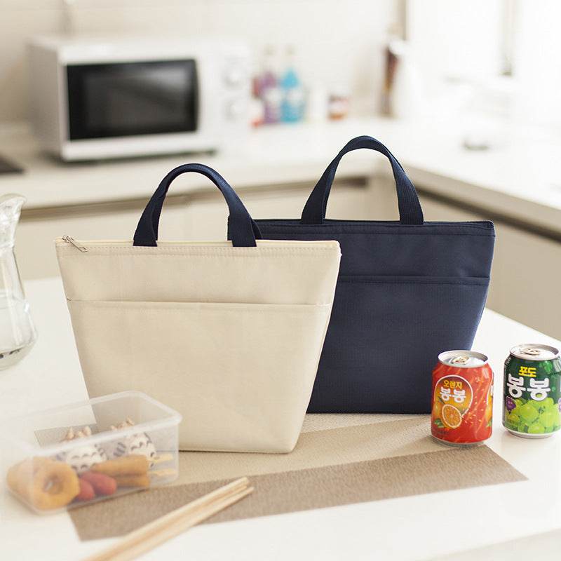 Portable Waterproof Oxford Insulated Tote Lunch Bag for Adult