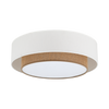 CALISTO JUTE Natural Flush Mount Light