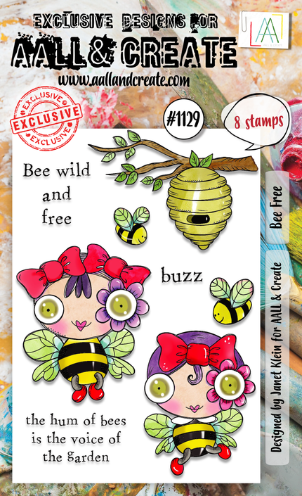 AALL and Create - A6 Stamp Set - Bee Free
