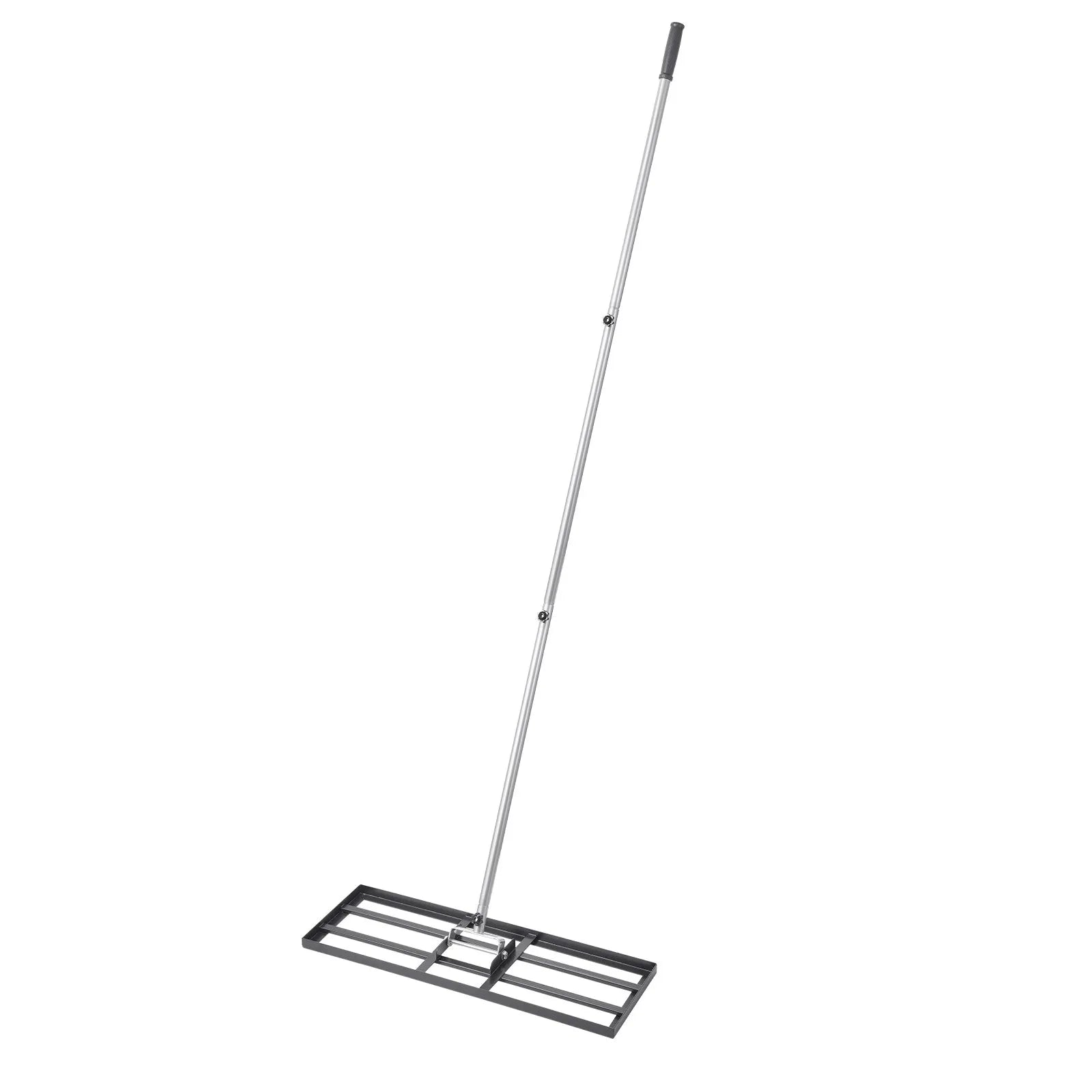 VEVOR 10x30in Lawn Leveling Rake 83.9 in Adjustable Handle for Yard Golf Court