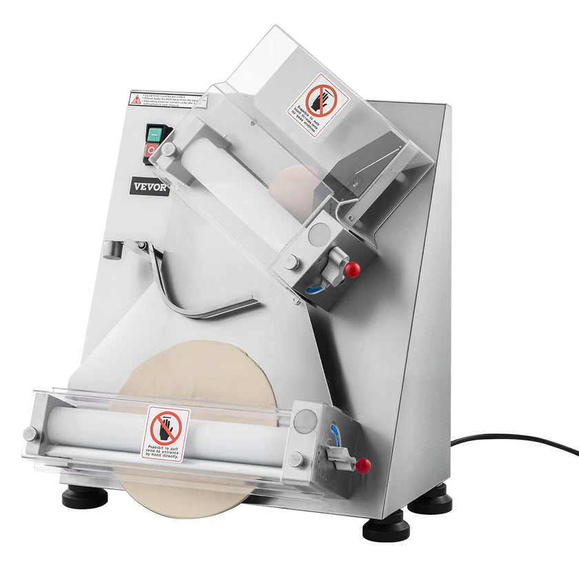 VEVOR 14 Inch Pizza Dough Roller Sheeter Automatic Commercial Dough Press 370W