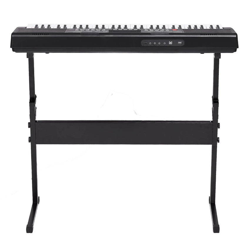 VEVOR 61 Key Digital Keyboard Piano Electric Portable with Adjustable Stand