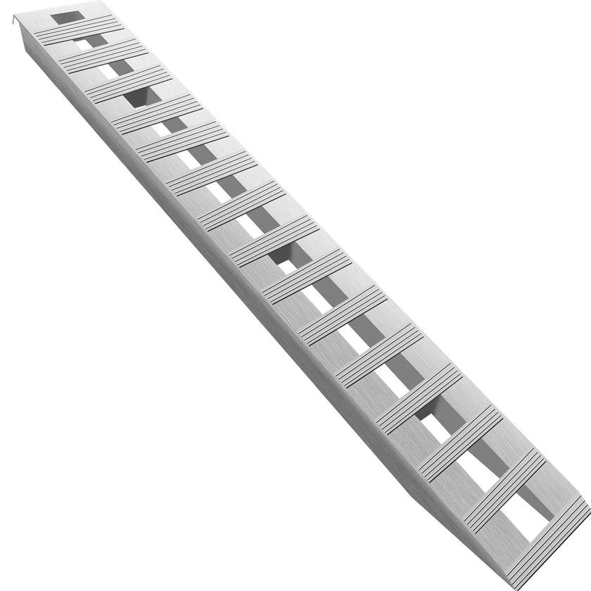 VEVOR 213 x 36 cm Aluminum Ramps 6000Lbs Car Trailer Truck Hook End 1 Pair Ramps