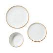 VEVOR 12 PCS Dinnerware Set Ceramic Plates and Bowls Sets Service for 4 White