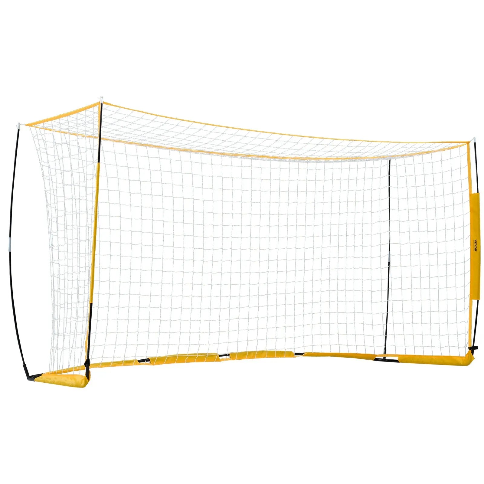 VEVOR 12x6 ft Portable Soccer Goal Kids Soccer Net Carry Bag Backyard Training
