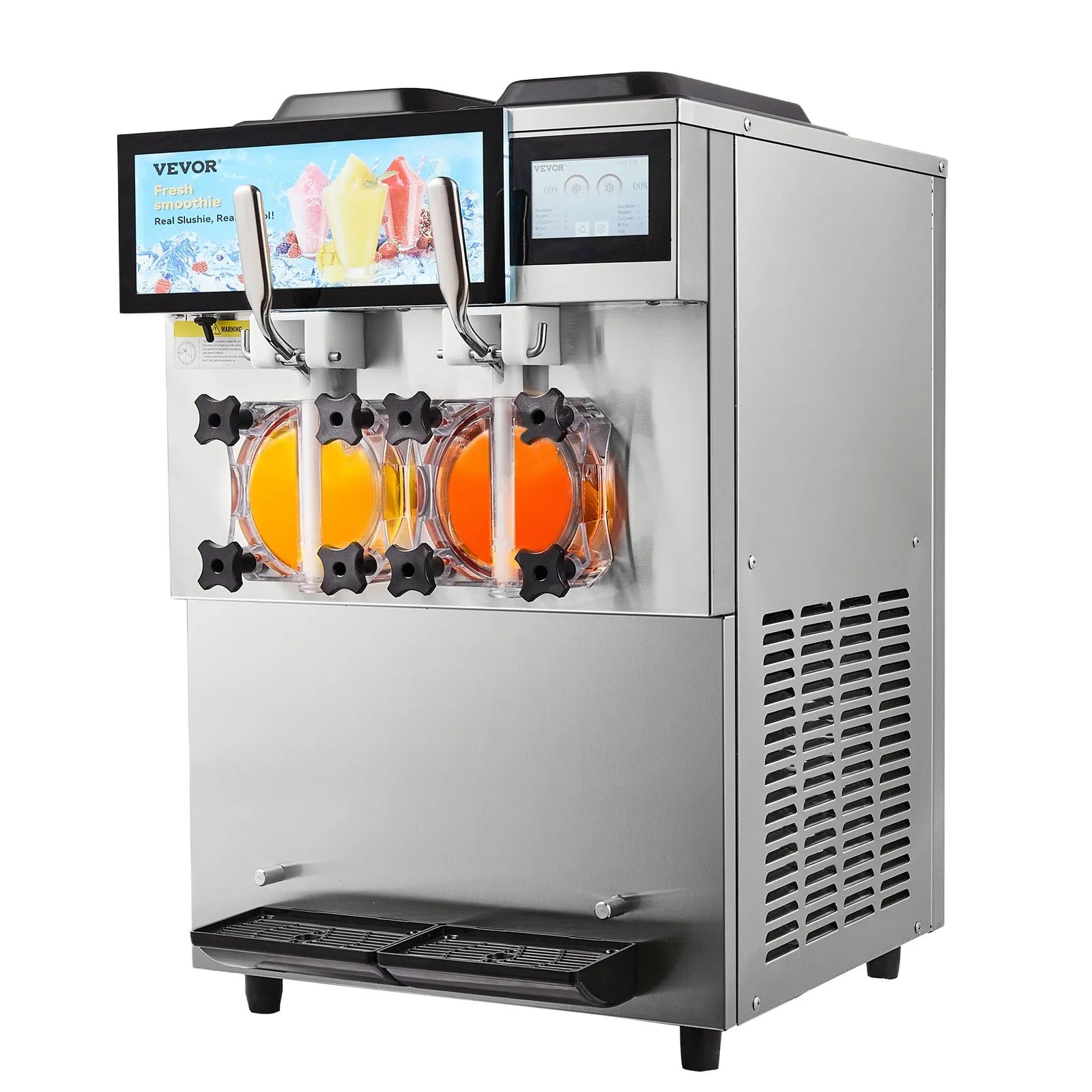 VEVOR 2 x 12L/3.17 Gal Commercial Slushy Machine Margarita Smoothie Frozen Drink