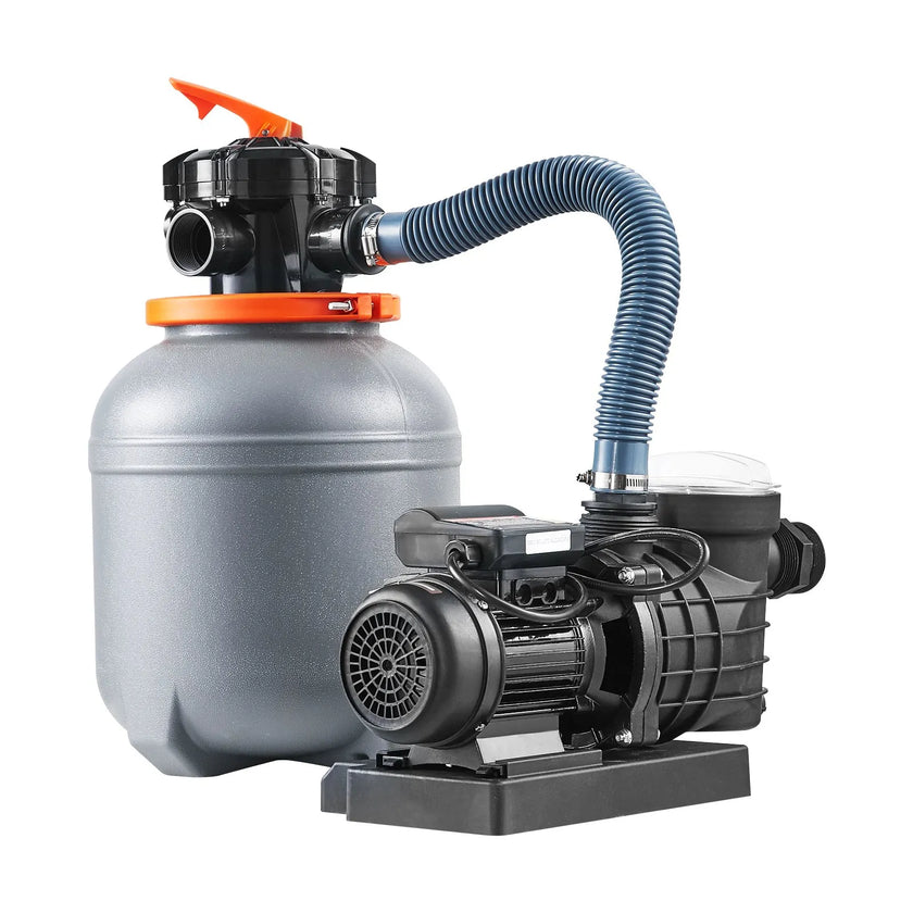 VEVOR 12 in Sand Filter Pump for Above Ground Swimming Pools 1/3 HP 2650 GPH