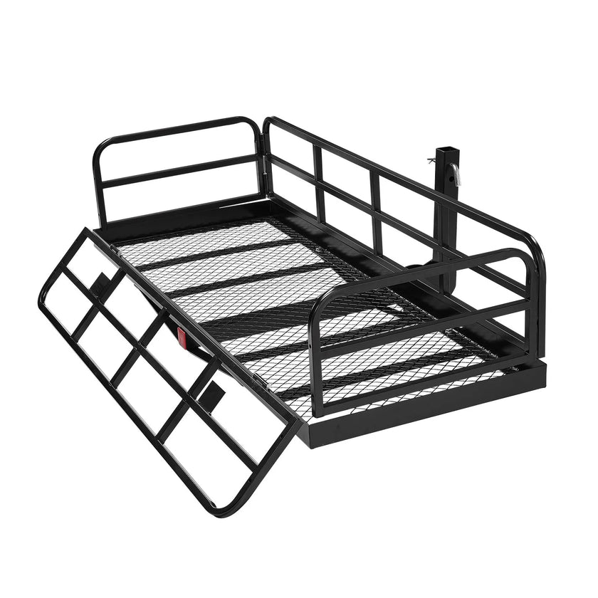 VEVOR 500 lbs Hitch Cargo Carrier Folding Hitch Cargo Carrier for 2