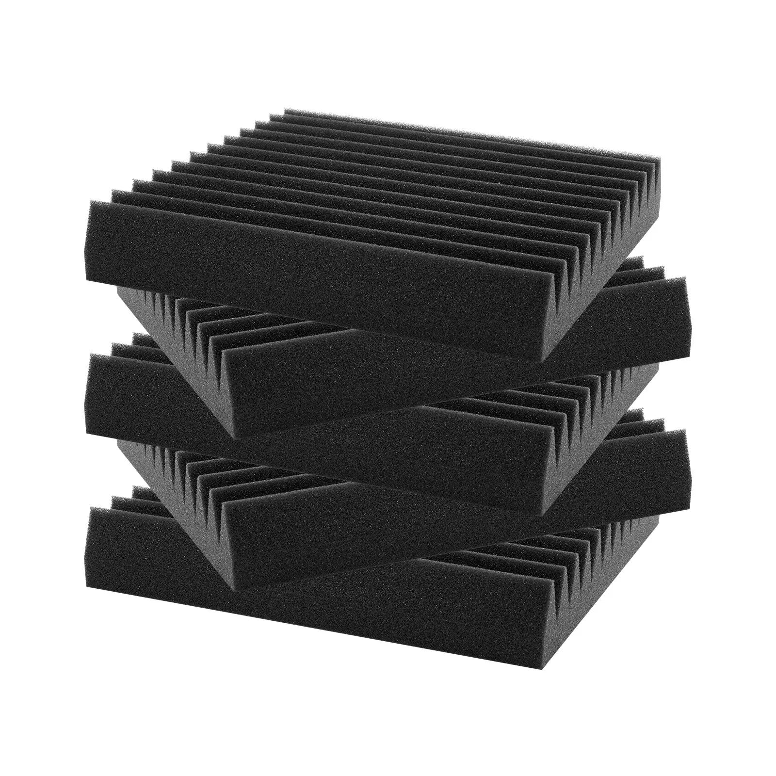 VEVOR Acoustic Foam Panels 50 Pack 12 x 12 x 2 in for Studio Wall and Ceiling