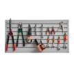 VEVOR 2 x 4 ft Slat Wall Paneling PVC Grey Garage Slatwall with Modular Design