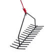VEVOR 24x8.7 in Pond Aquatic Weed Rake Double-Sided Lake Weed Rake 30ft Rope