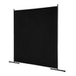 VEVOR 6FT Room Divider Single Panel Fabric Room Screen for Office Bedroom Black