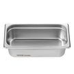 VEVOR 6 Pack Hotel Pans, 1/3 Size Anti-Jam Steam Pan, 0.8mm Thick Stainless Steel Restaurant Steam Table Pan, 4-Inch Deep Commercial Table Pan, Catering Storage Food Pan, for Industrial & Scientific
