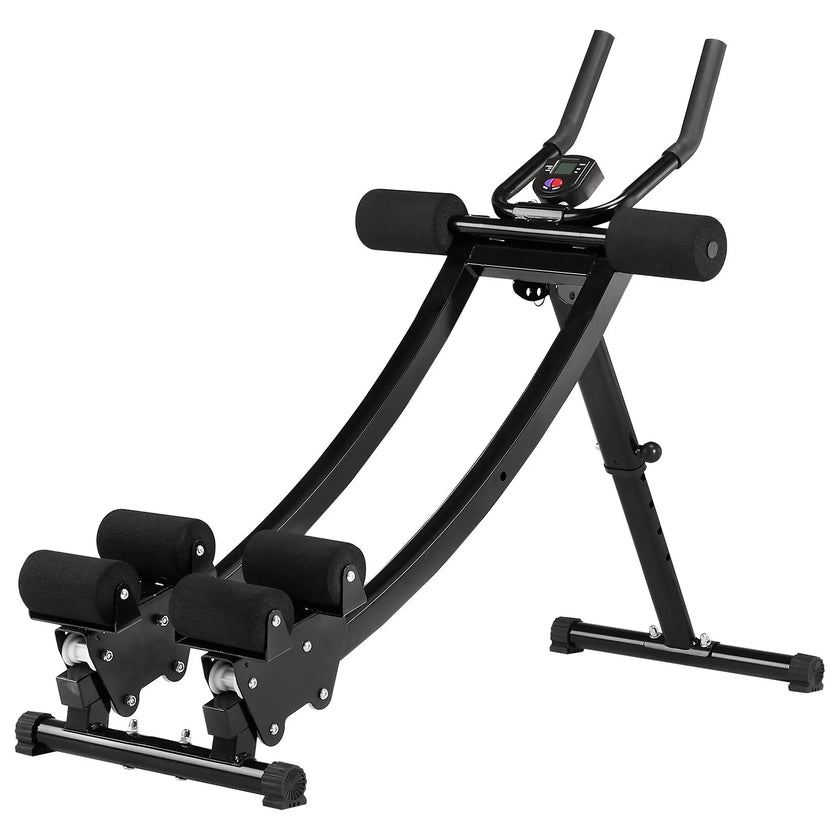 VEVOR AB Workout Machine Equipment Home Gym Core Abdominal Trainers Dual-track