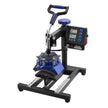 VEVOR 5 in 1 Heat Press Machine 15x15 in 30oz Tumbler Press T-Shirts Black+Blue